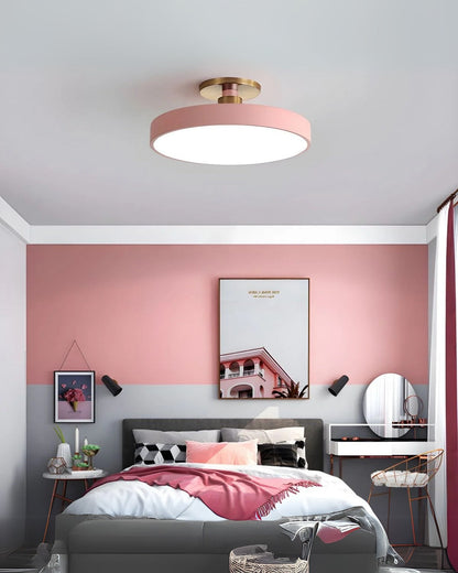 Lumivara - Semi-Flush Circular Ceiling Lamp