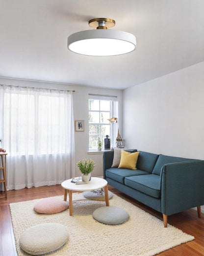 Lumivara - Semi-Flush Circular Ceiling Lamp