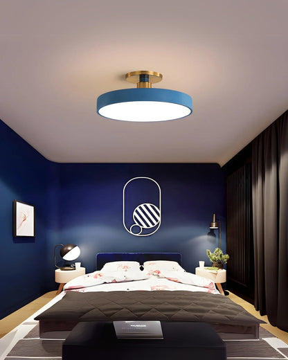 Lumivara - Semi-Flush Circular Ceiling Lamp