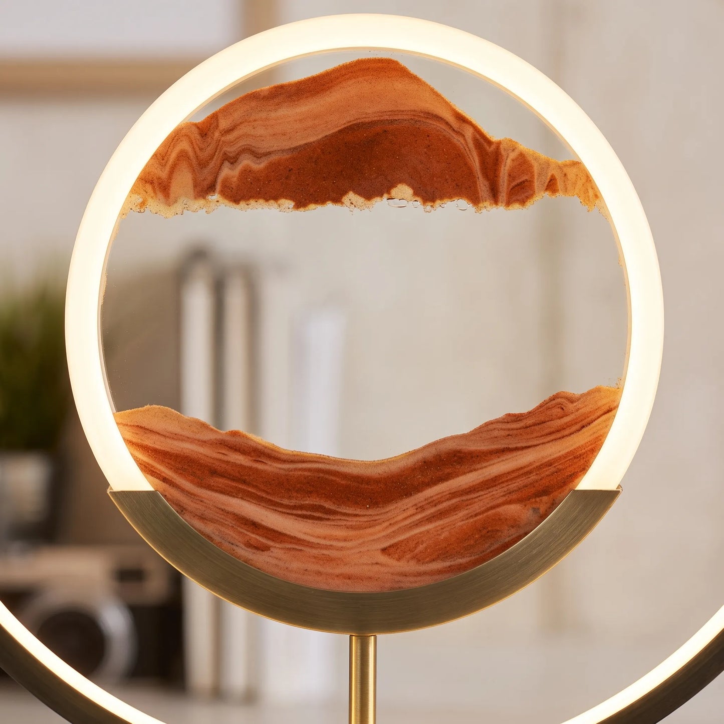 Lumivista - Circular Dynamic Moving Landscape Table Lamp