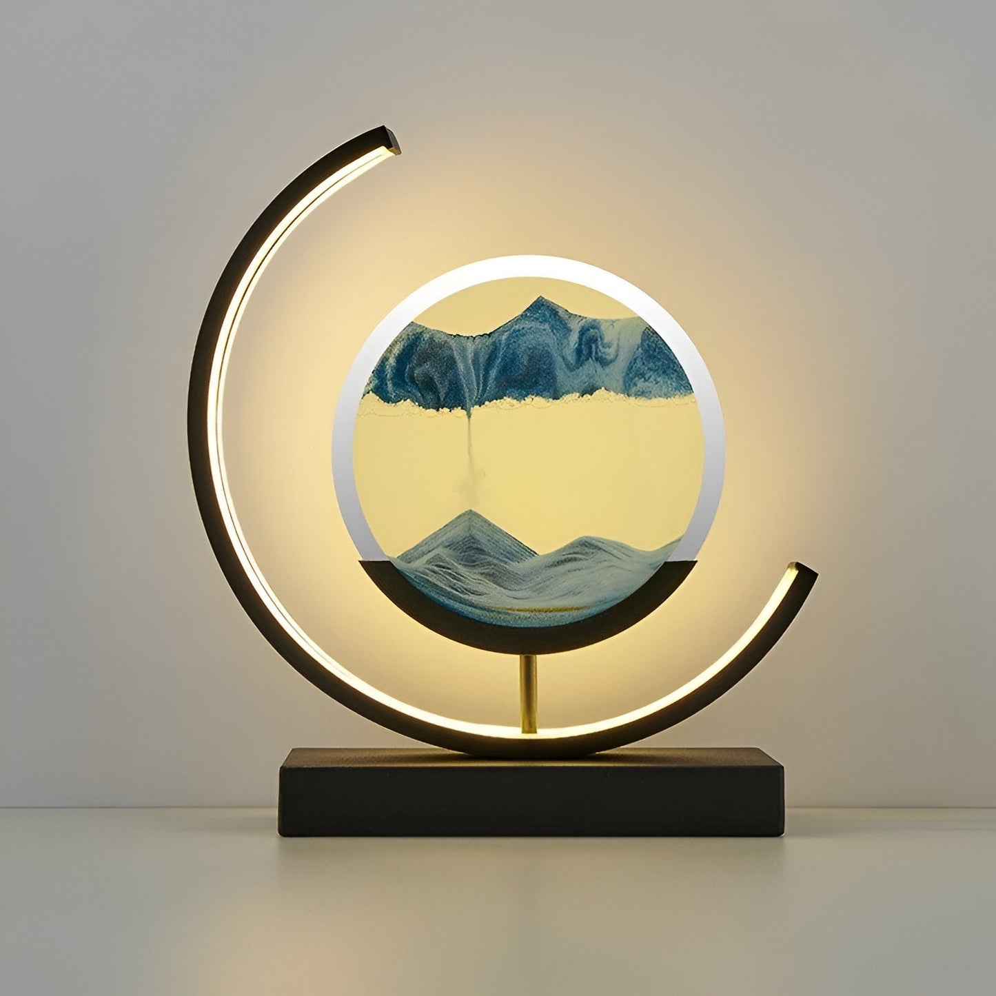 Lumivista - Circular Dynamic Moving Landscape Table Lamp
