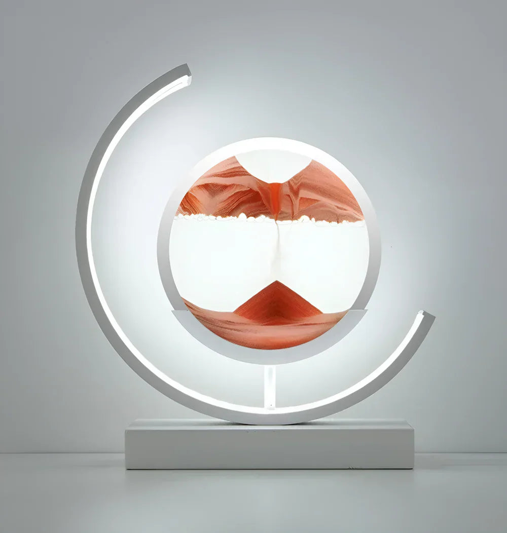 Lumivista - Circular Dynamic Moving Landscape Table Lamp