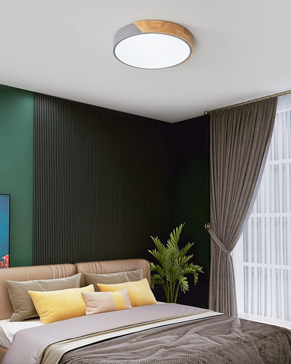 Lumnara - Round Flush-Mount Minimalist Ceiling Light