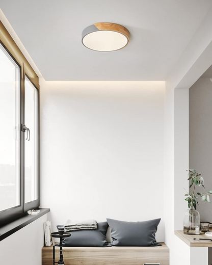 Lumnara - Round Flush-Mount Minimalist Ceiling Light
