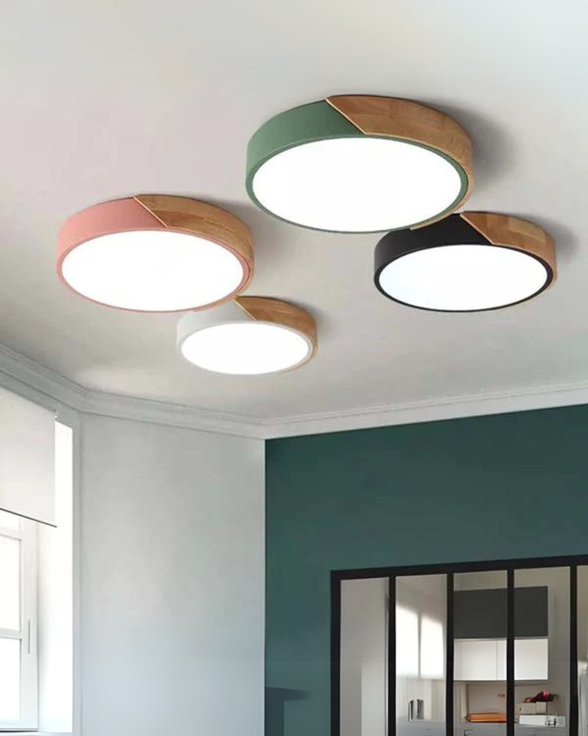 Lumnara - Round Flush-Mount Minimalist Ceiling Light