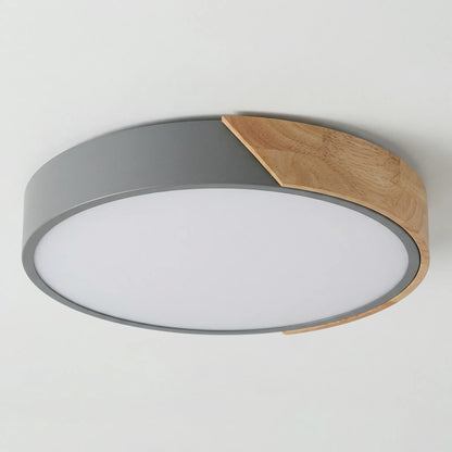Lumnara - Round Flush-Mount Minimalist Ceiling Light