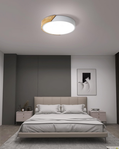 Lumnara - Round Flush-Mount Minimalist Ceiling Light