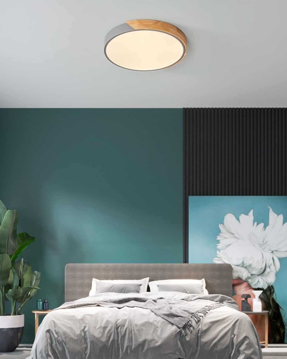 Lumnara - Round Flush-Mount Minimalist Ceiling Light