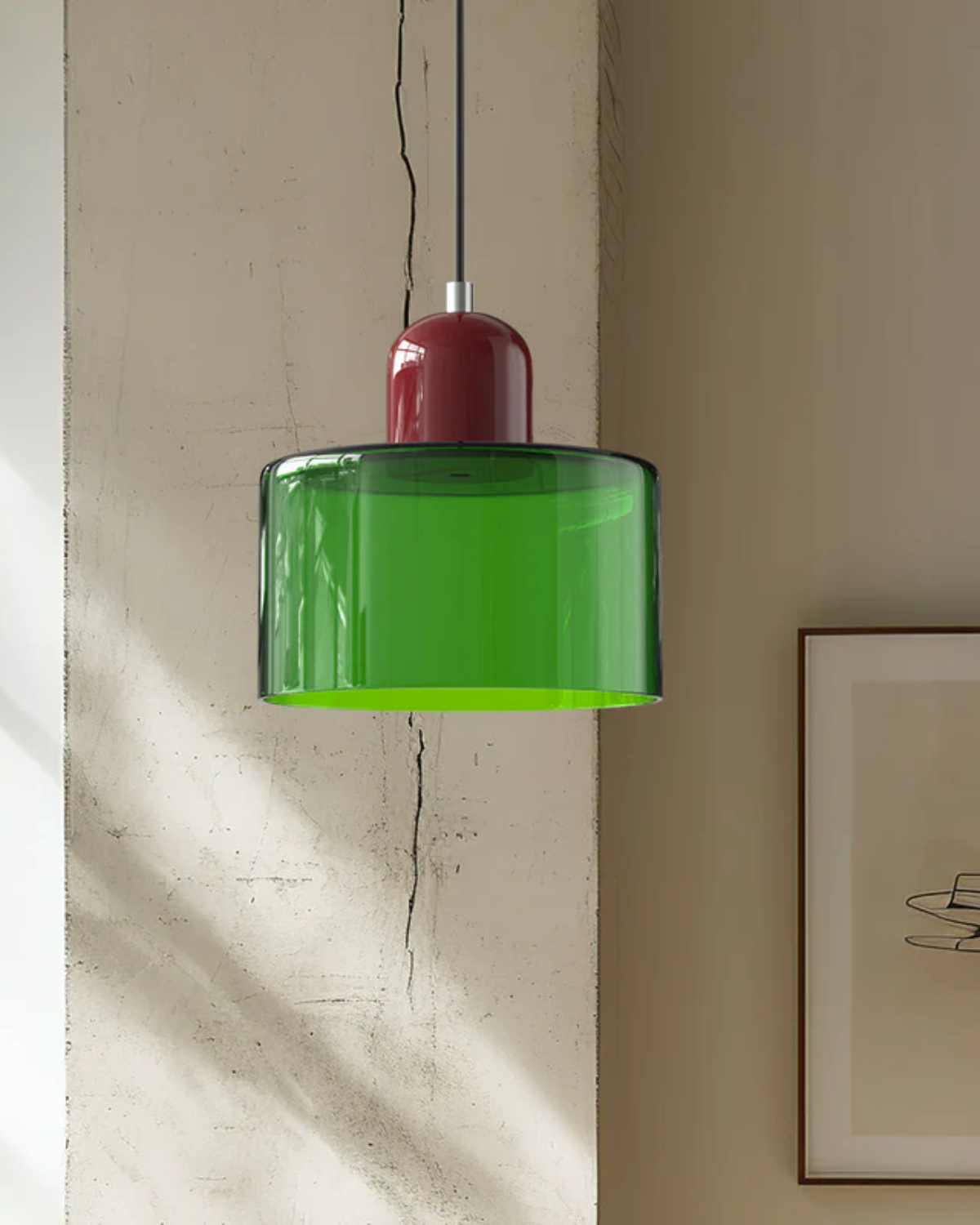 Lumori - Minimalist Glass Pendant Ceiling Light