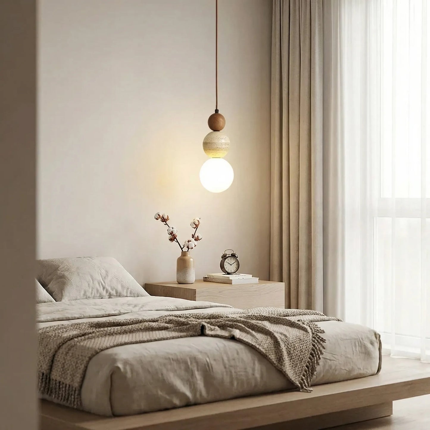 Lumorra - Bauhaus-Inspired Globe Pendant Light
