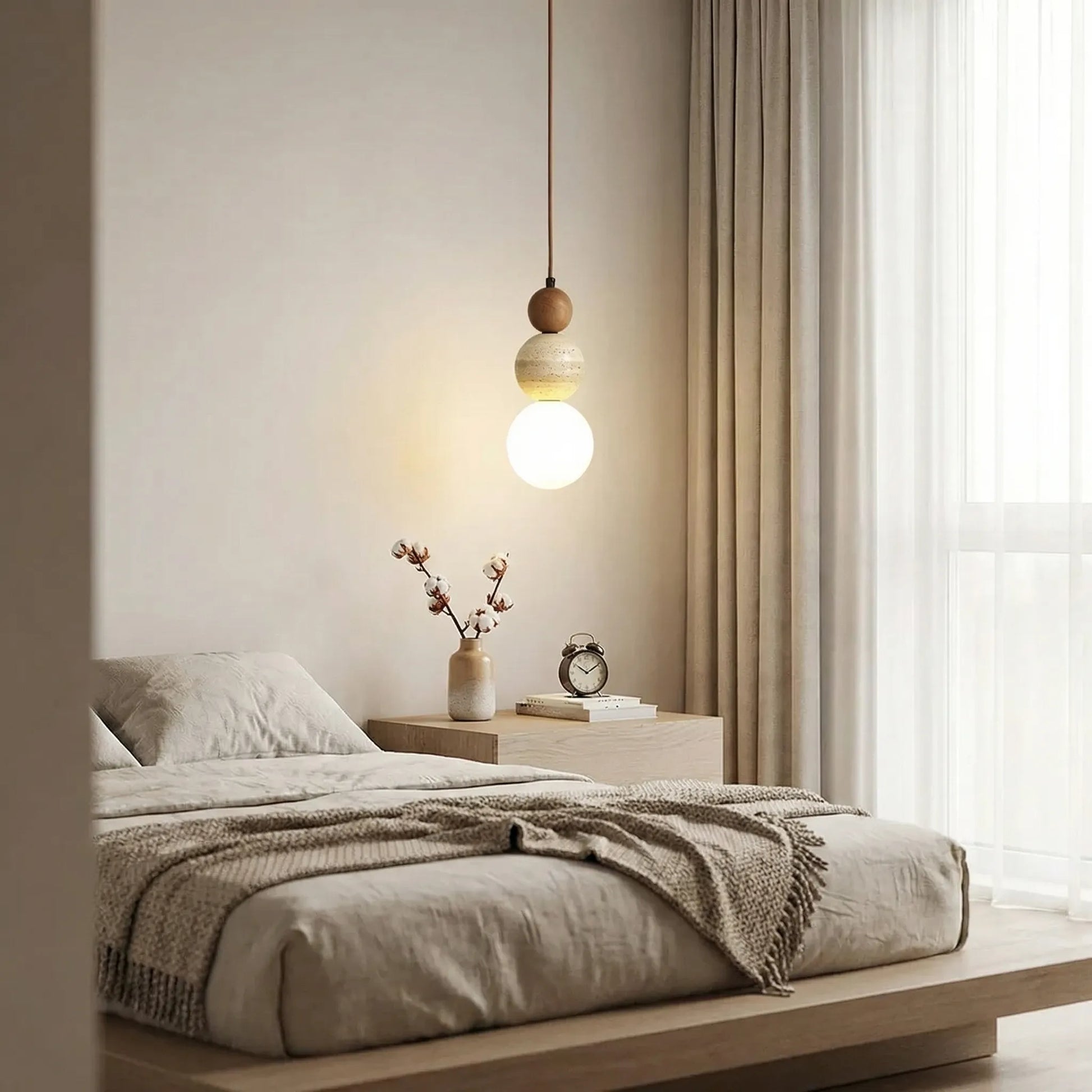 Lumorra - Bauhaus-Inspired Globe Pendant Light