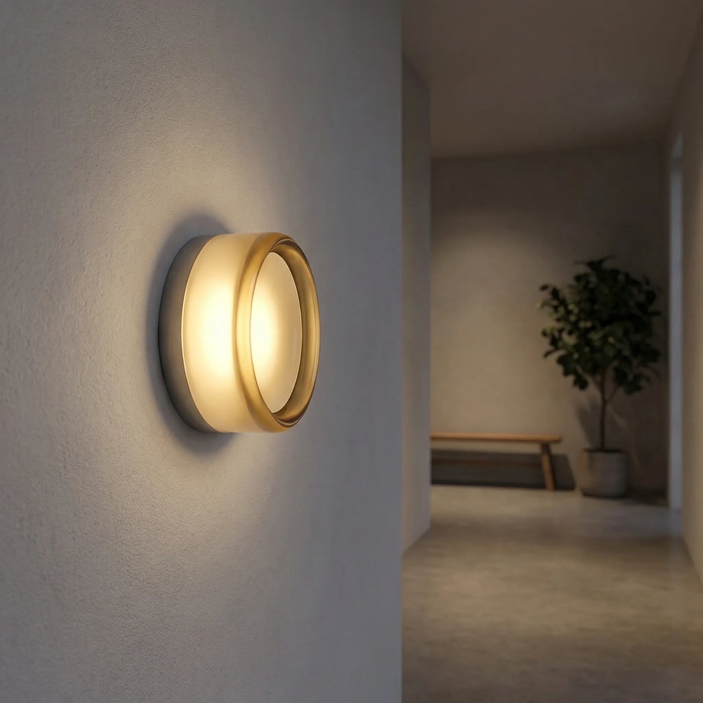 Lumorro - Round Minimalist LED Wall Sconce