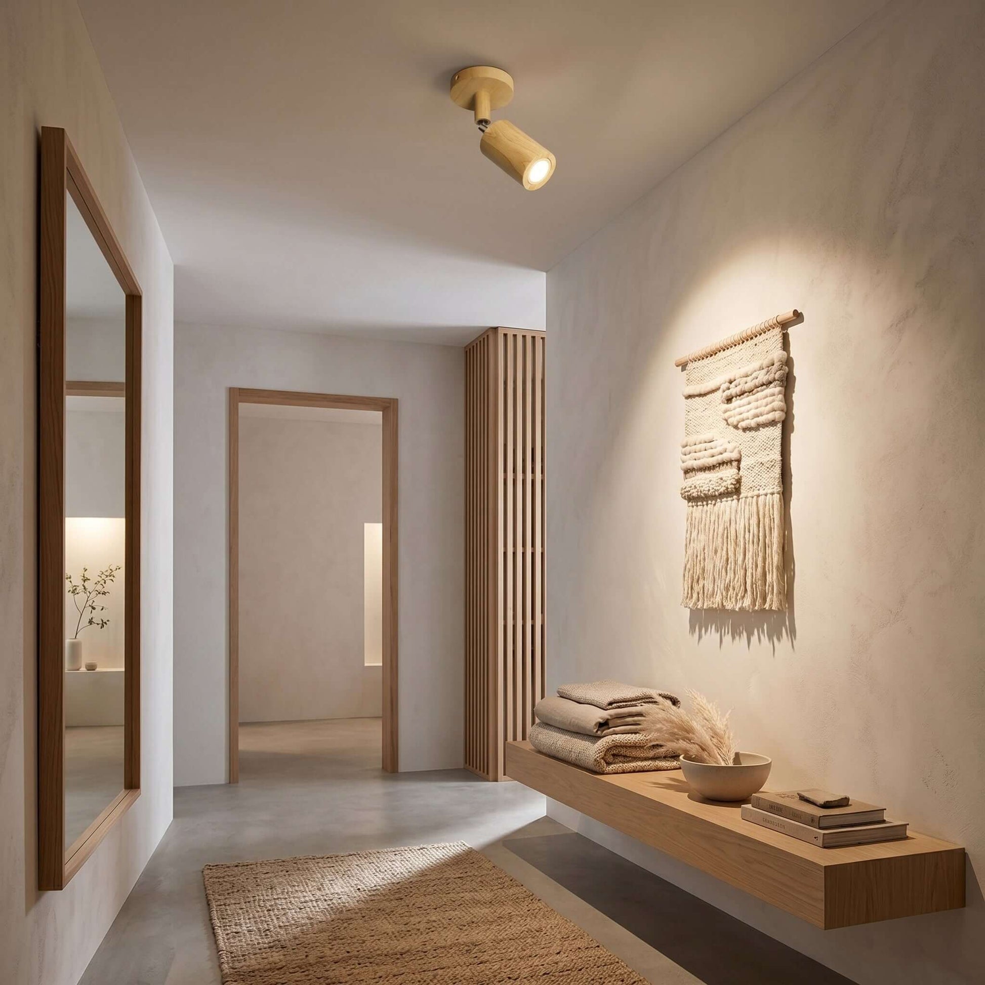 Lumova - Minimalist Modern Wooden Ceiling Lamp