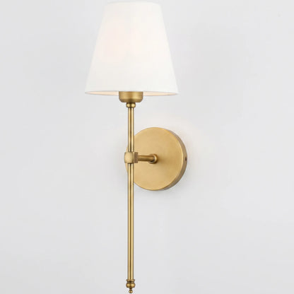 Lumsconce - Hardwired Fabric Shade Wall Sconce