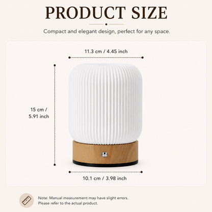 Lumvara - Wireless Bedside Lamp - Rechargeable Touch Table Lamp