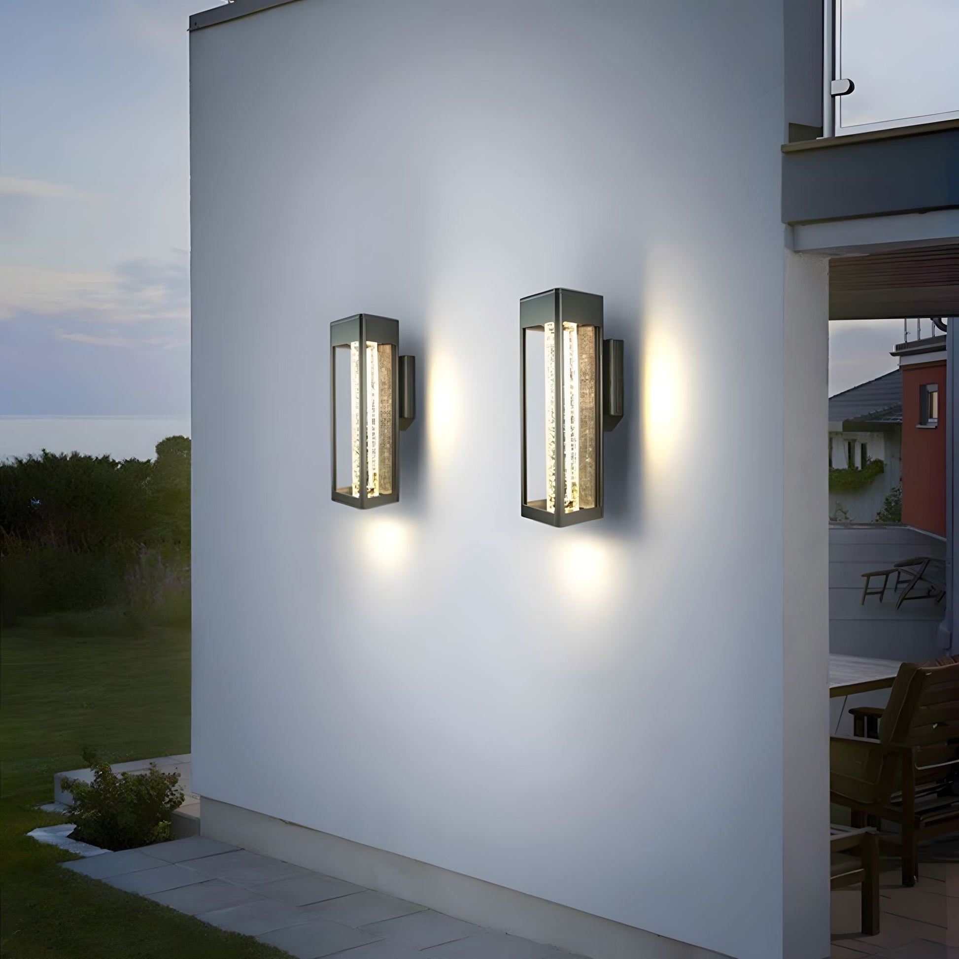 Lumvrex - Modern Outdoor LED Wall Lantern
