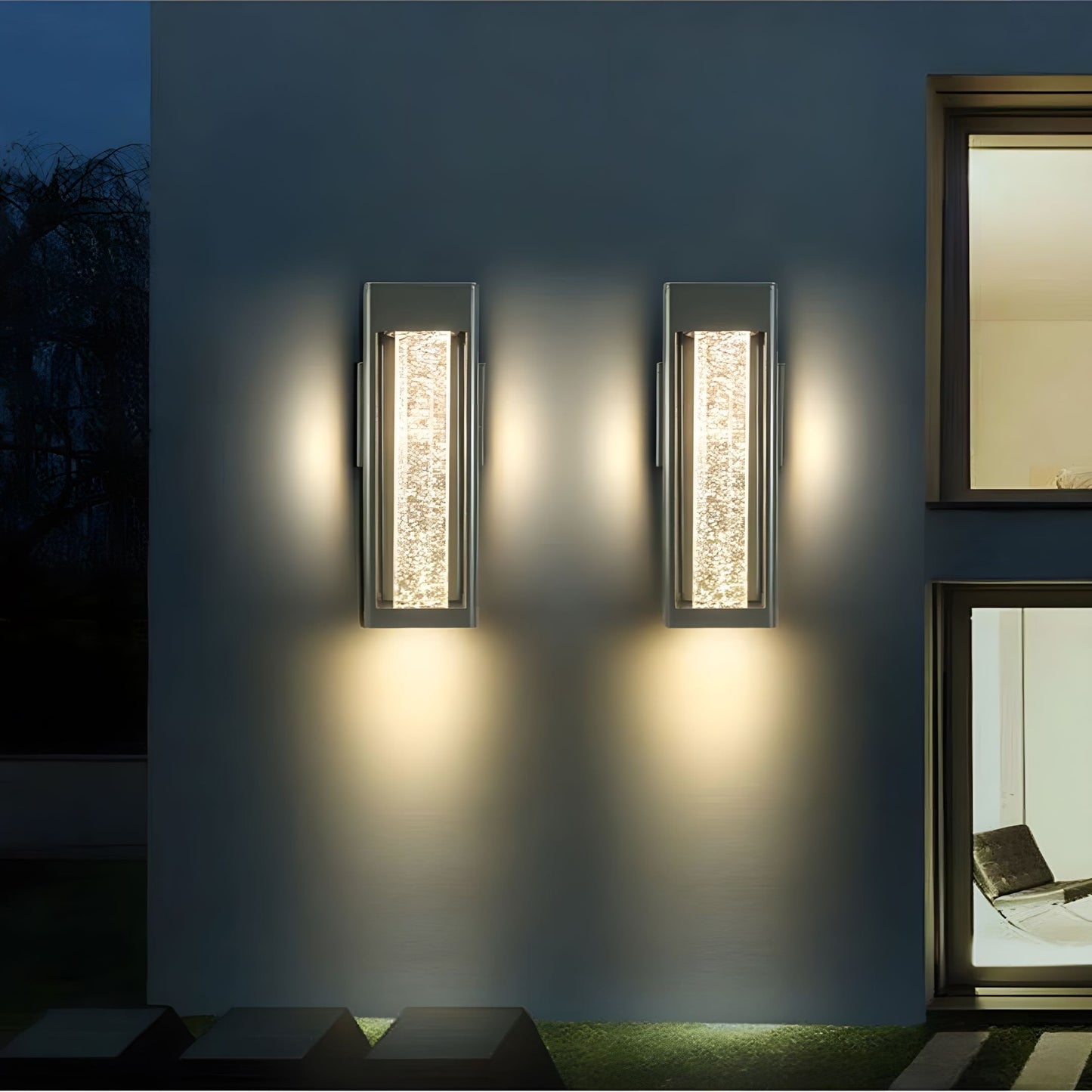 Lumvrex - Modern Outdoor LED Wall Lantern