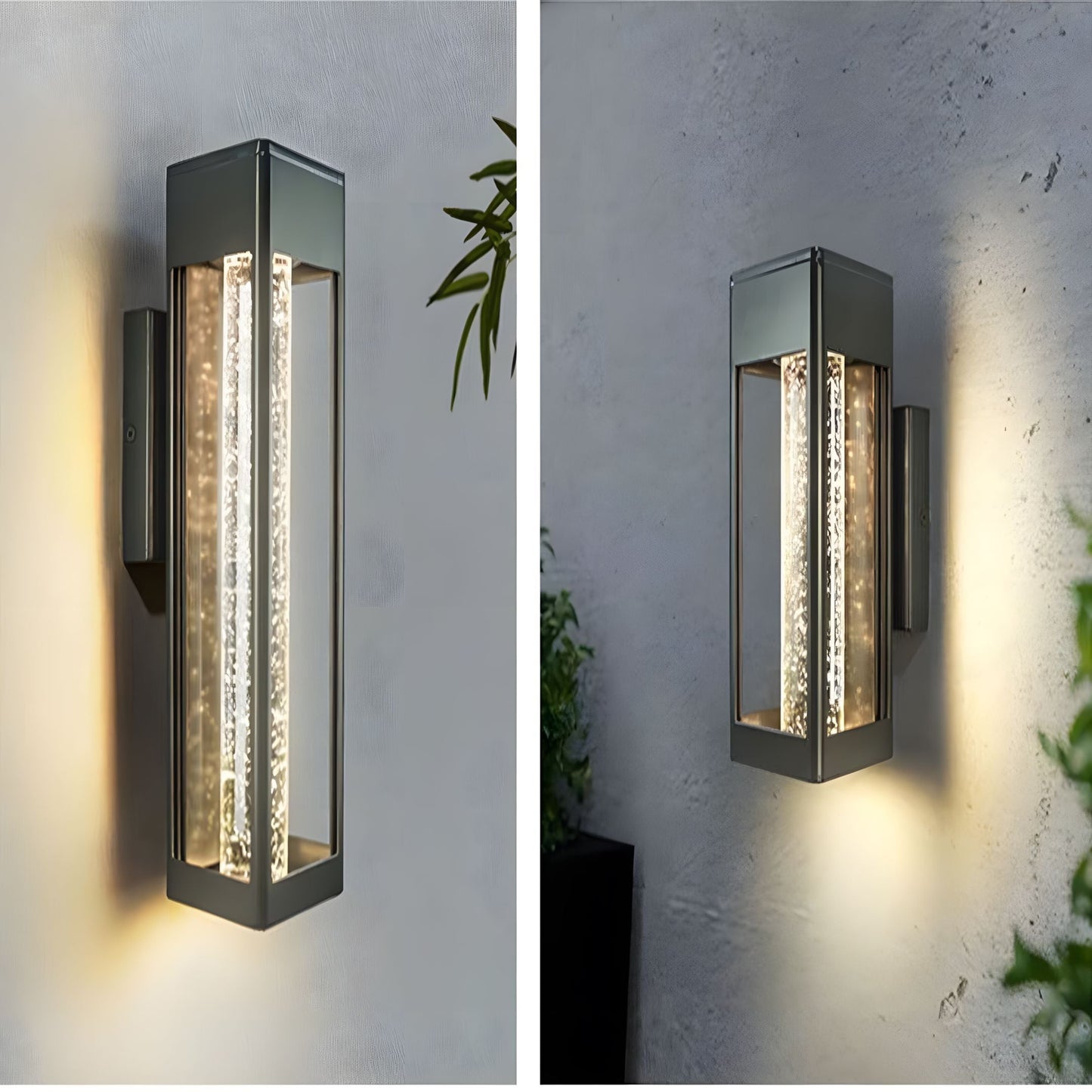 Lumvrex - Modern Outdoor LED Wall Lantern