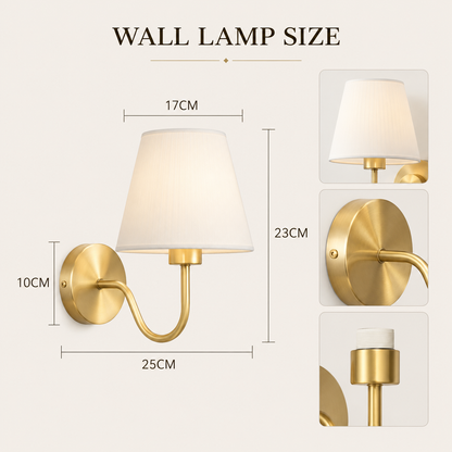 Luxorne - Fabric Shade Wall Sconce