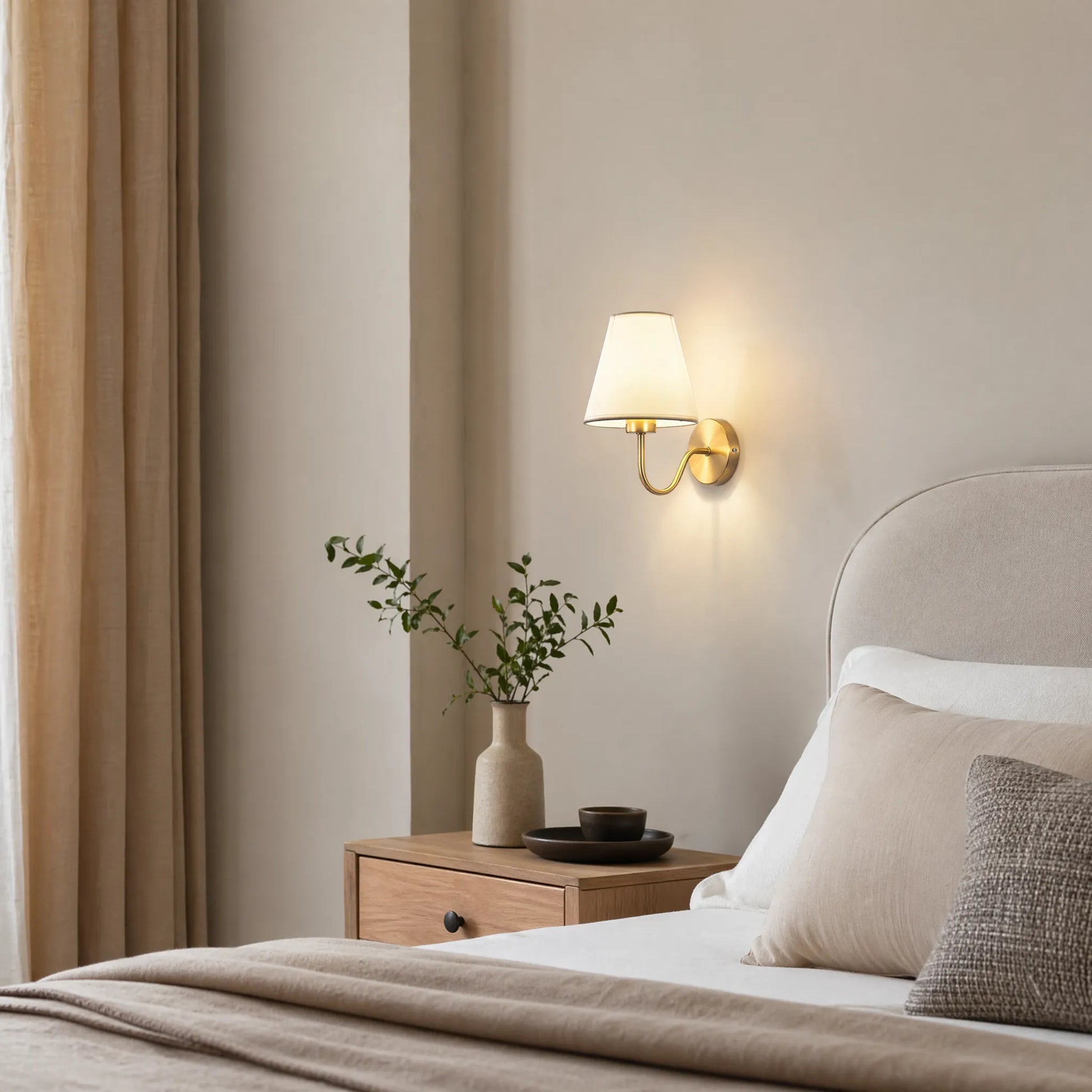 Luxorne - Fabric Shade Wall Sconce