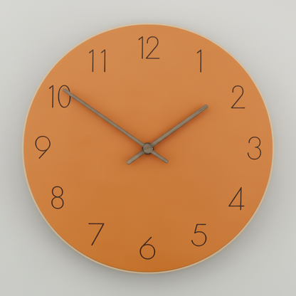 Minimalist Wooden Wall Clock | Modern Wall Clock 29 cm
