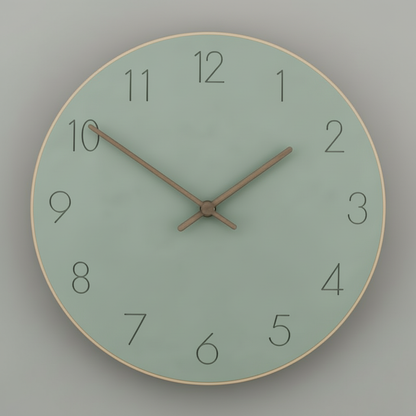 Minimalist Wooden Wall Clock | Modern Wall Clock 29 cm