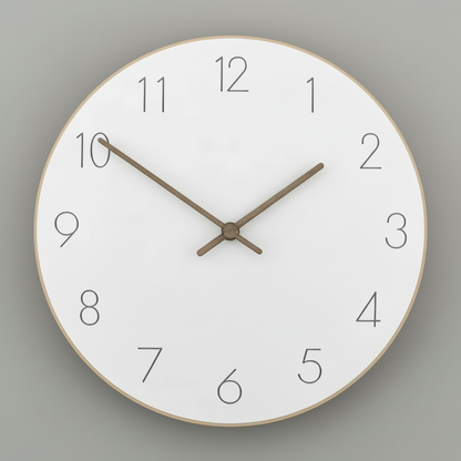 Minimalist Wooden Wall Clock | Modern Wall Clock 29 cm