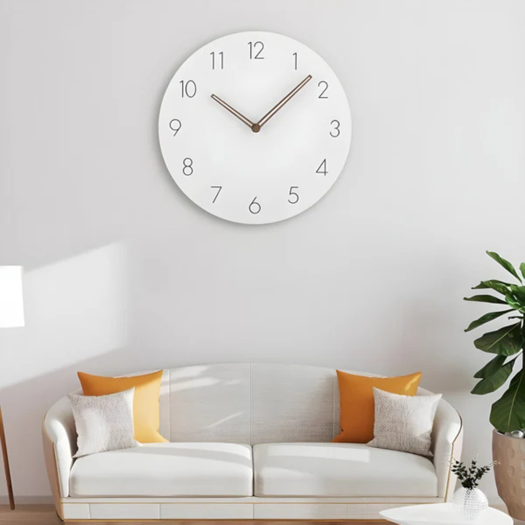 Minimalist Wooden Wall Clock | Modern Wall Clock 29 cm 3
