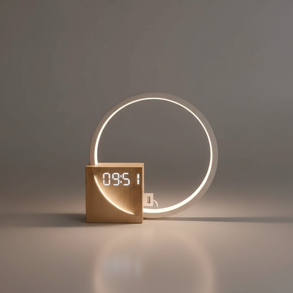 Lunara | Multifunctional LED Bedside Table Lamp with USB Charger