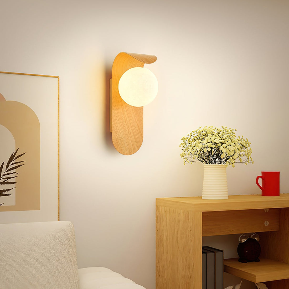 Nodura - Modern Curved Wall Sconce