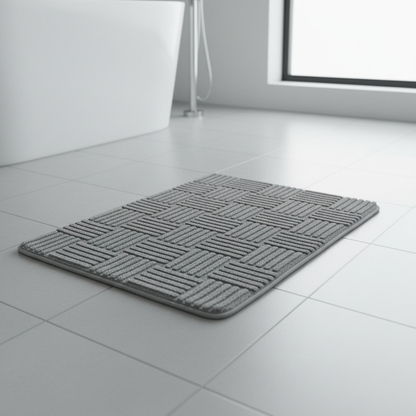 Arcadia | Non-Slip Thick Striped Bath Mat