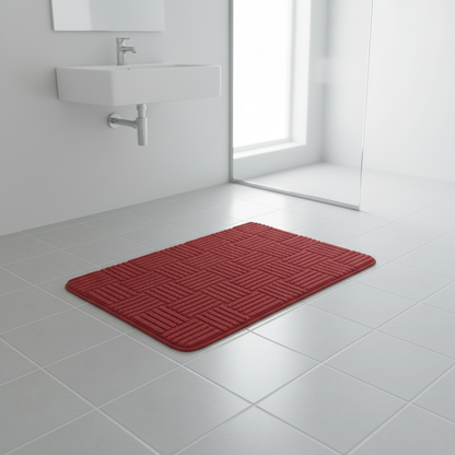 Arcadia | Non-Slip Thick Striped Bath Mat