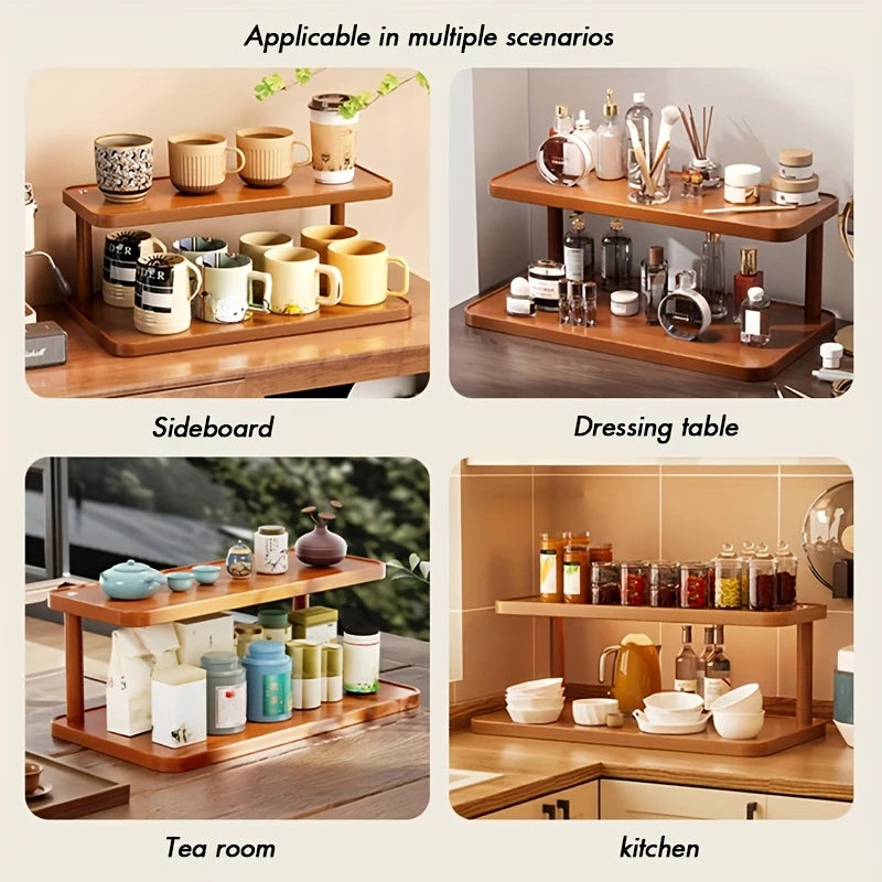 Nookify - Minimalist Two Tier Desk Organizer