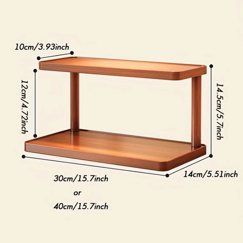 Nookify - Minimalist Two Tier Desk Organizer