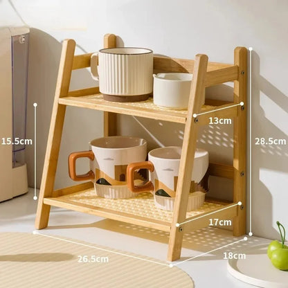Nooknest - Two-Tier Countertop Storage Shelf