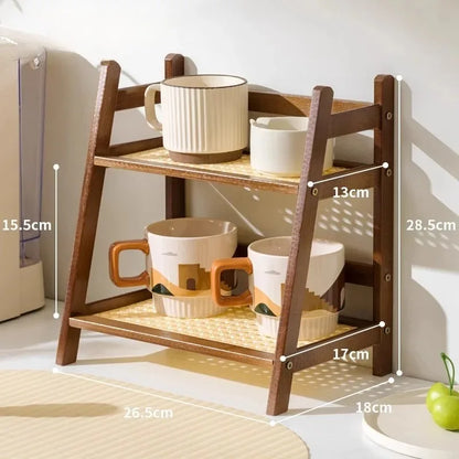 Nooknest - Two-Tier Countertop Storage Shelf