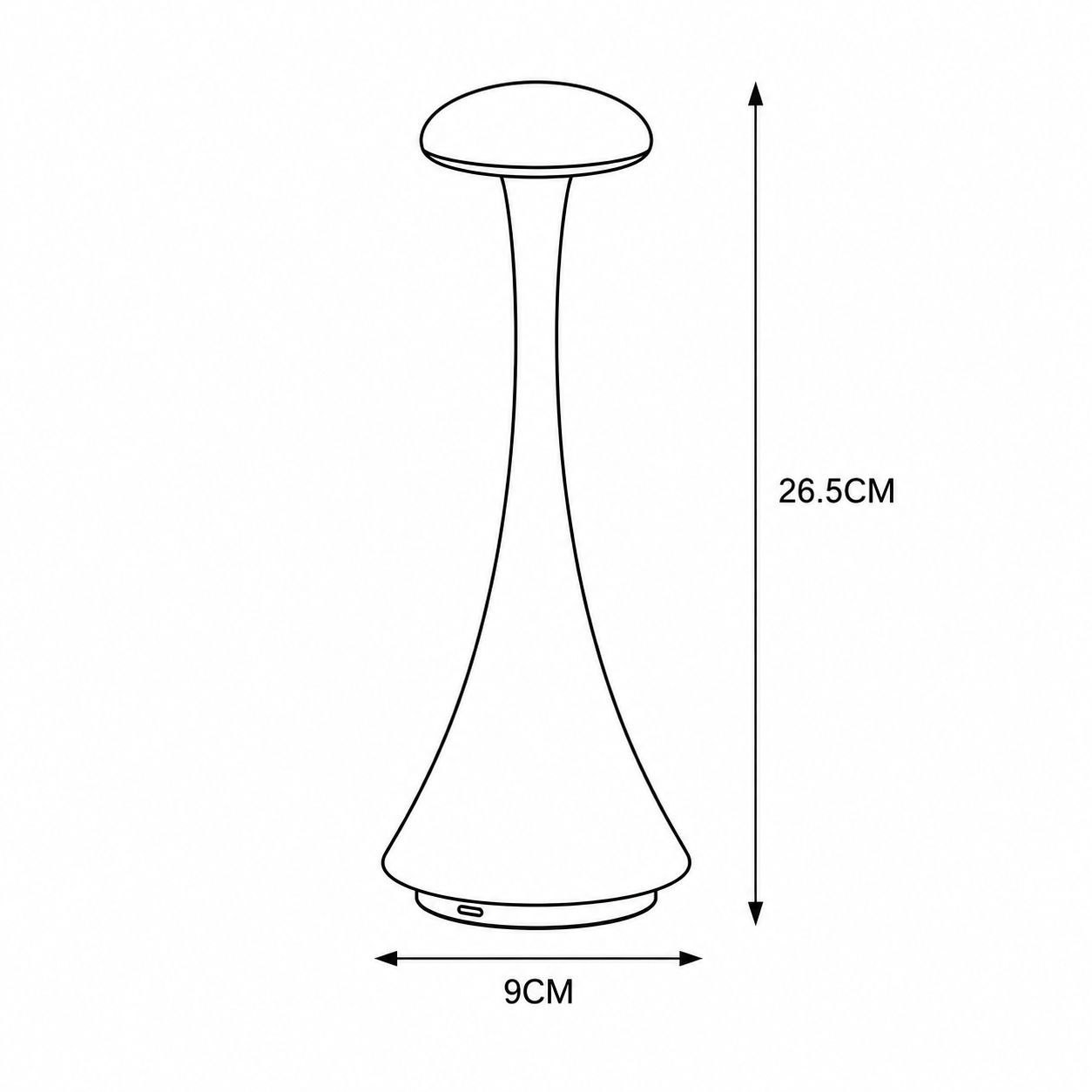 Novian - Rechargeable Touch Table Lamp
