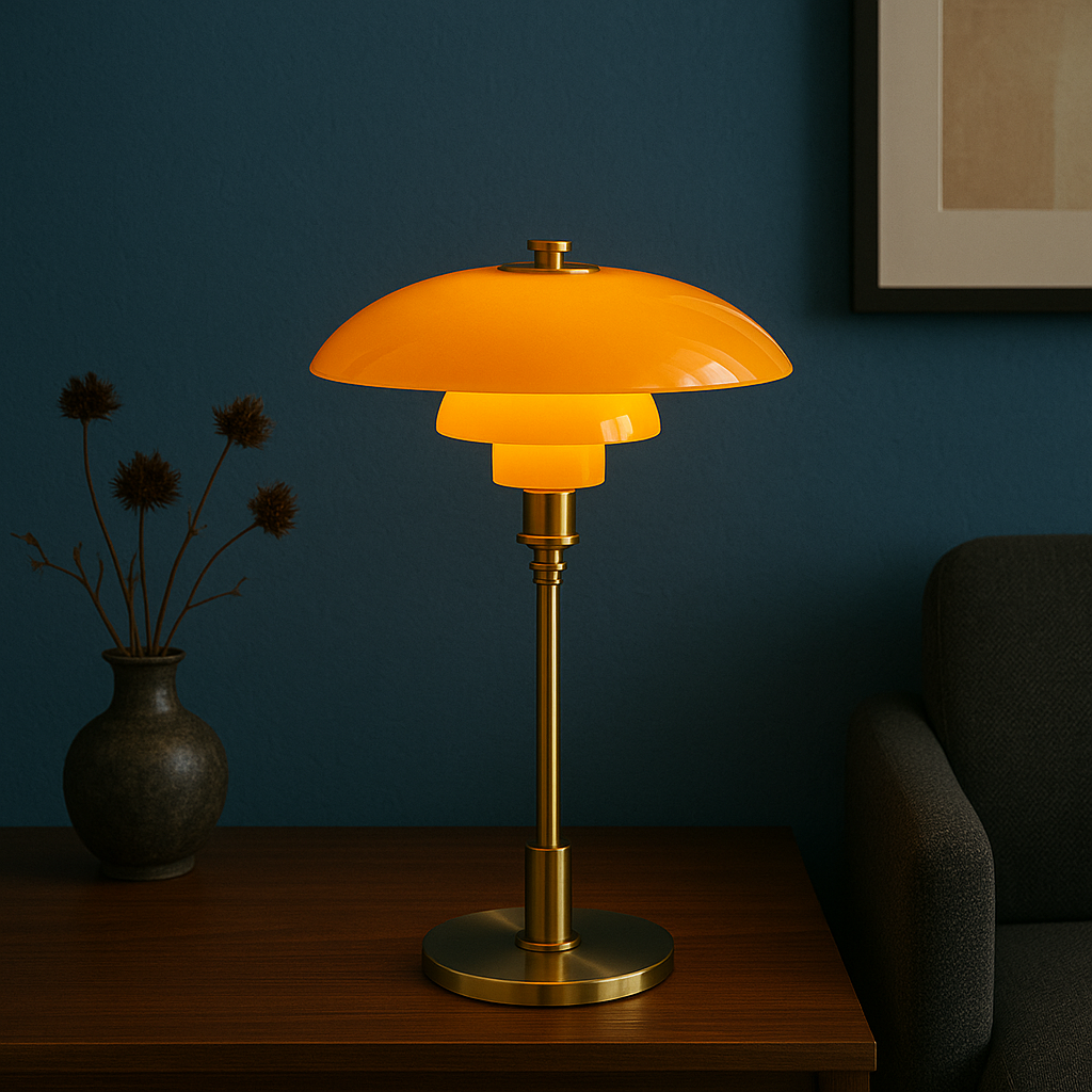Novila - Modern Retro-Inspired Table Lamp