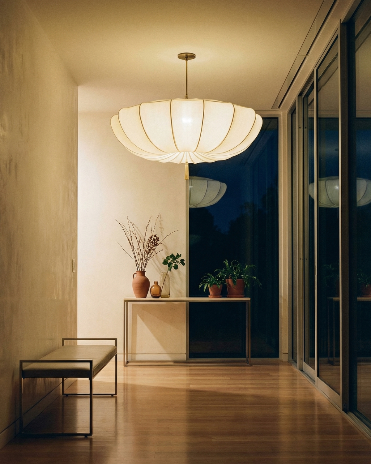 Nuavelle - Cloud-Form Fabric Pendant Lamp
