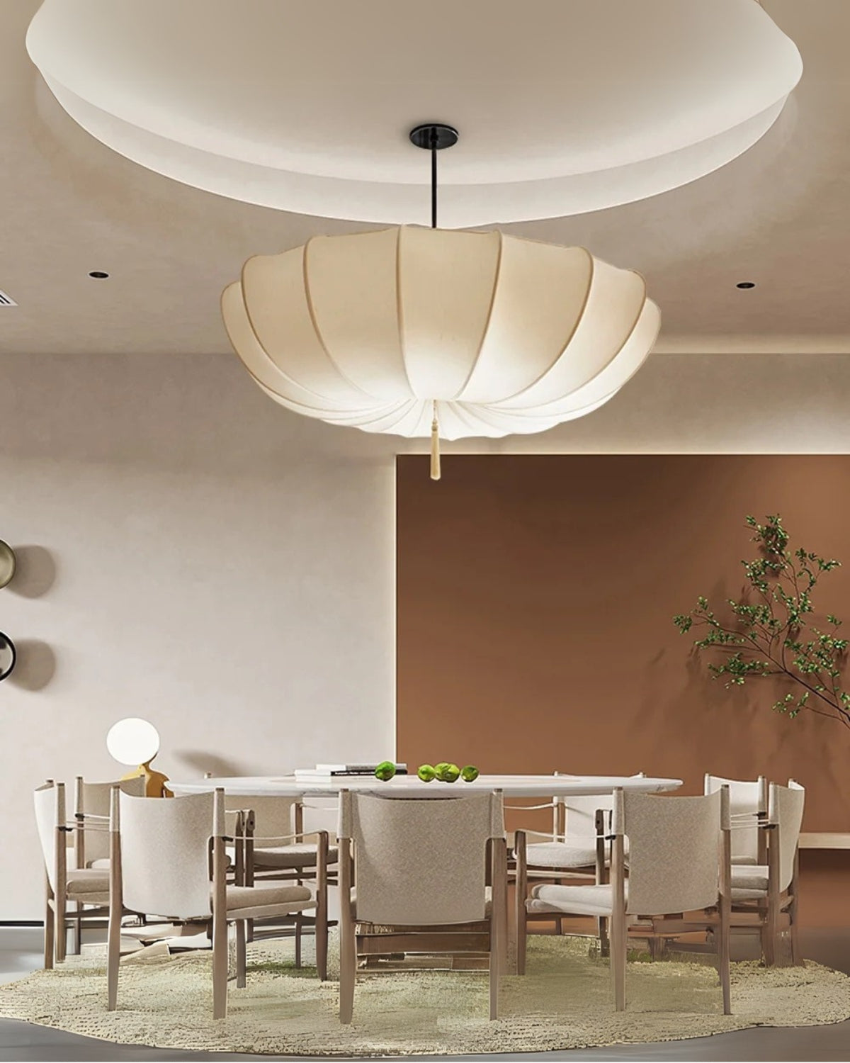 Nuavelle - Cloud-Form Fabric Pendant Lamp