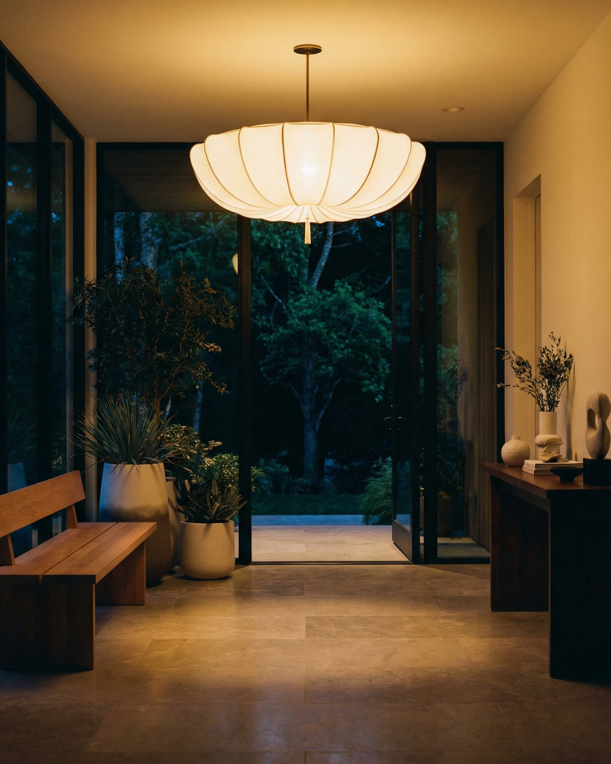 Nuavelle - Cloud-Form Fabric Pendant Lamp