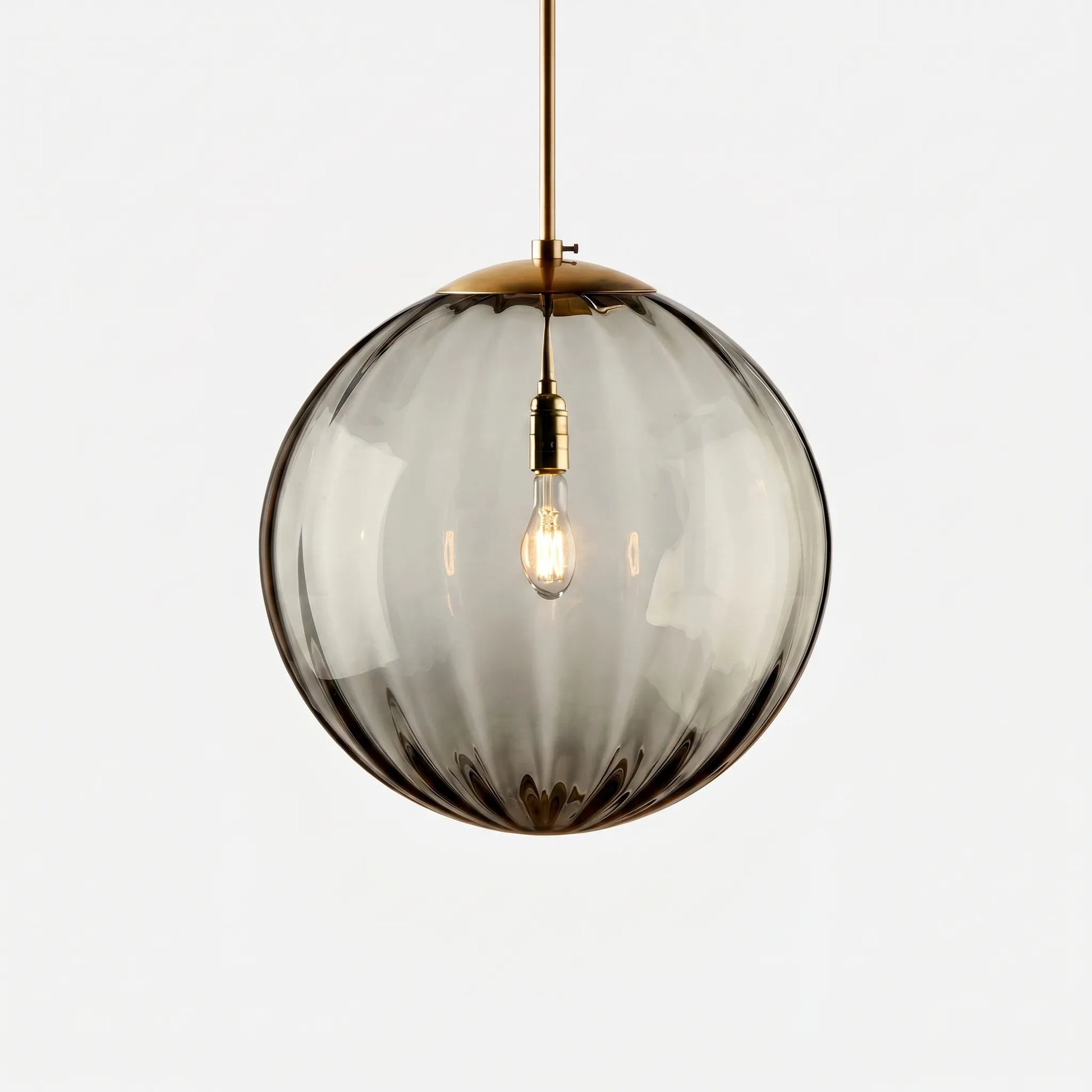 Orbilux - Ribbed Sphere Pendant Light