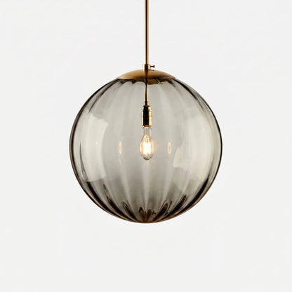 Orbilux - Ribbed Sphere Pendant Light