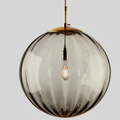 Orbilux - Ribbed Sphere Pendant Light