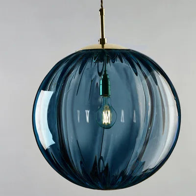 Orbilux - Ribbed Sphere Pendant Light