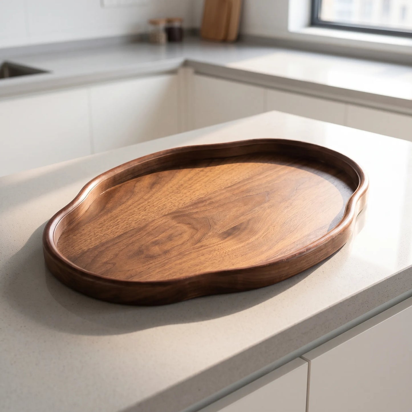 Ovolux - Organic Shaped Decorative Serving Tray