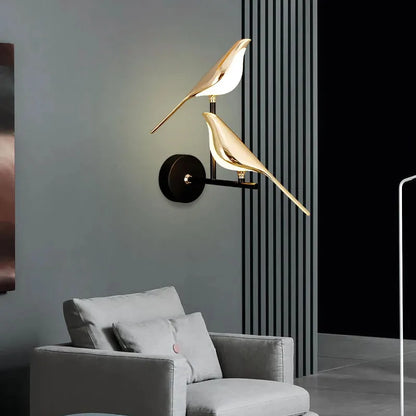Perchlyn - Modern Sculptural Bird Wall Sconce