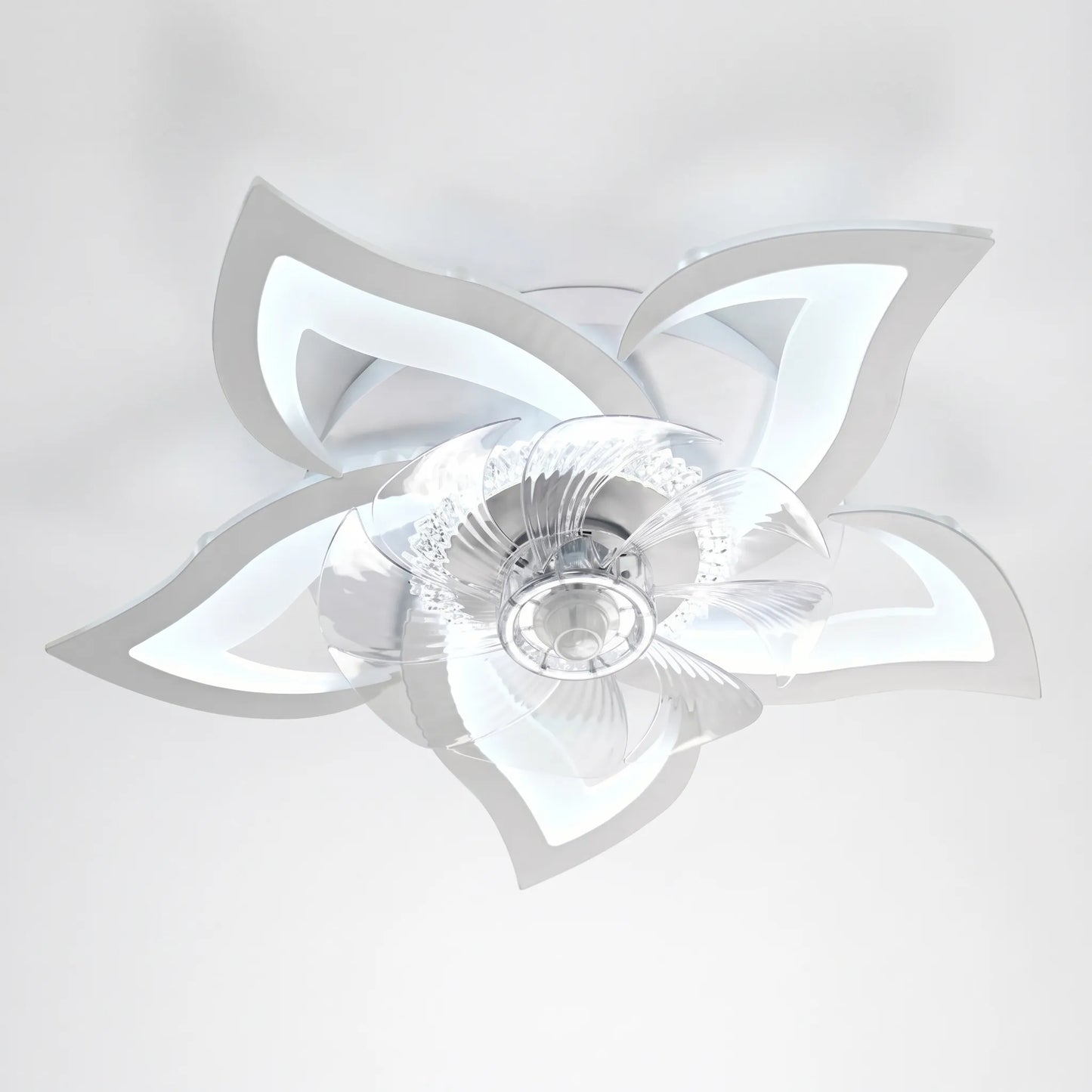 Petaluxe - Dimmable Flower-Shaped Ceiling Fan Light