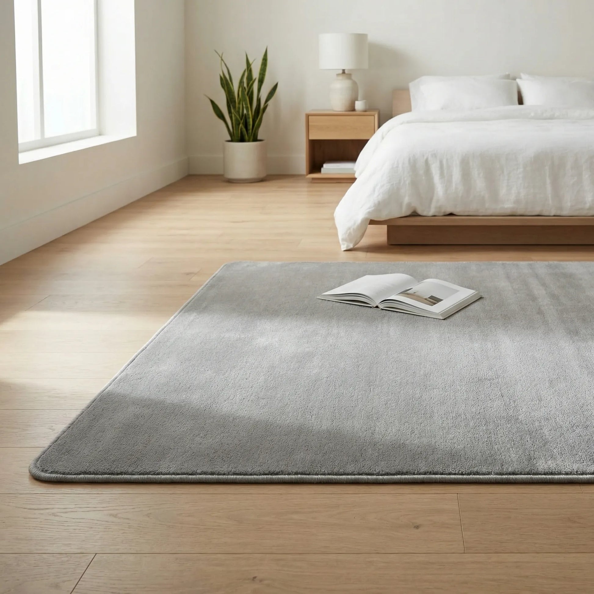 Plushora - Solid Colour Minimalist Area Rug