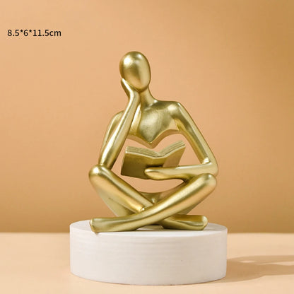 Pondera - Abstract Modern Thinking Figurine